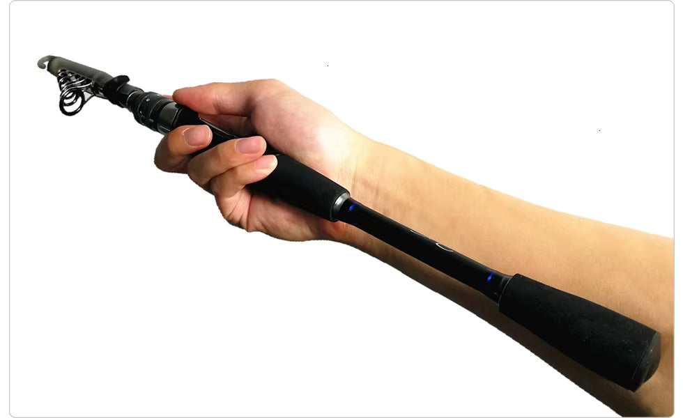 Vara Telescópica Ultralight Carbono Spinning Portátil