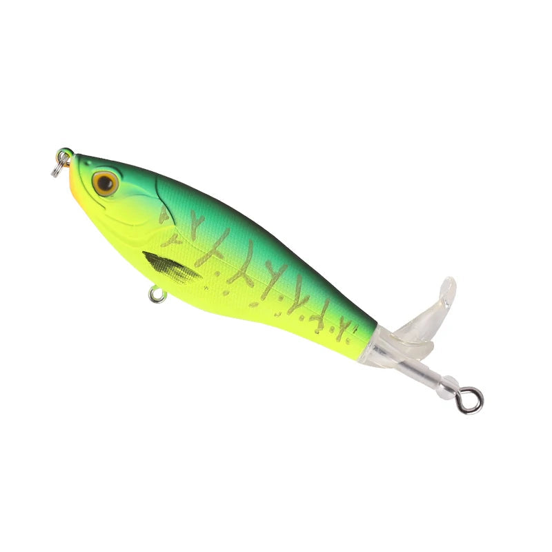 Isca Artificial Topwater com Cauda Rotativa - Águas Nobres