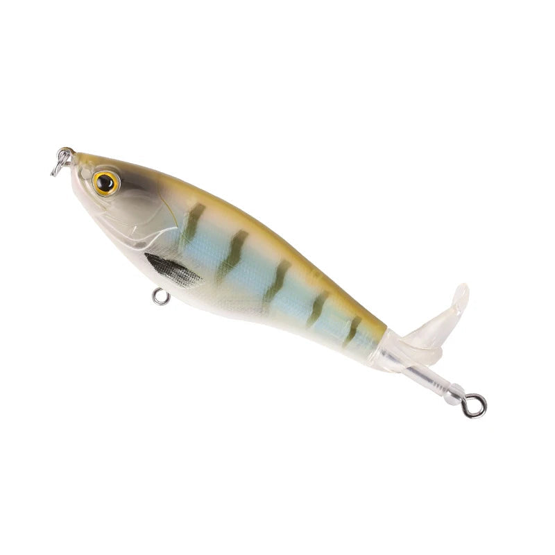 Isca Artificial Topwater com Cauda Rotativa - Águas Nobres