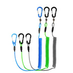 Cordão Elástico Espiral Pesca com Dois Mosquetões para Redes e Botes - Águas Nobres