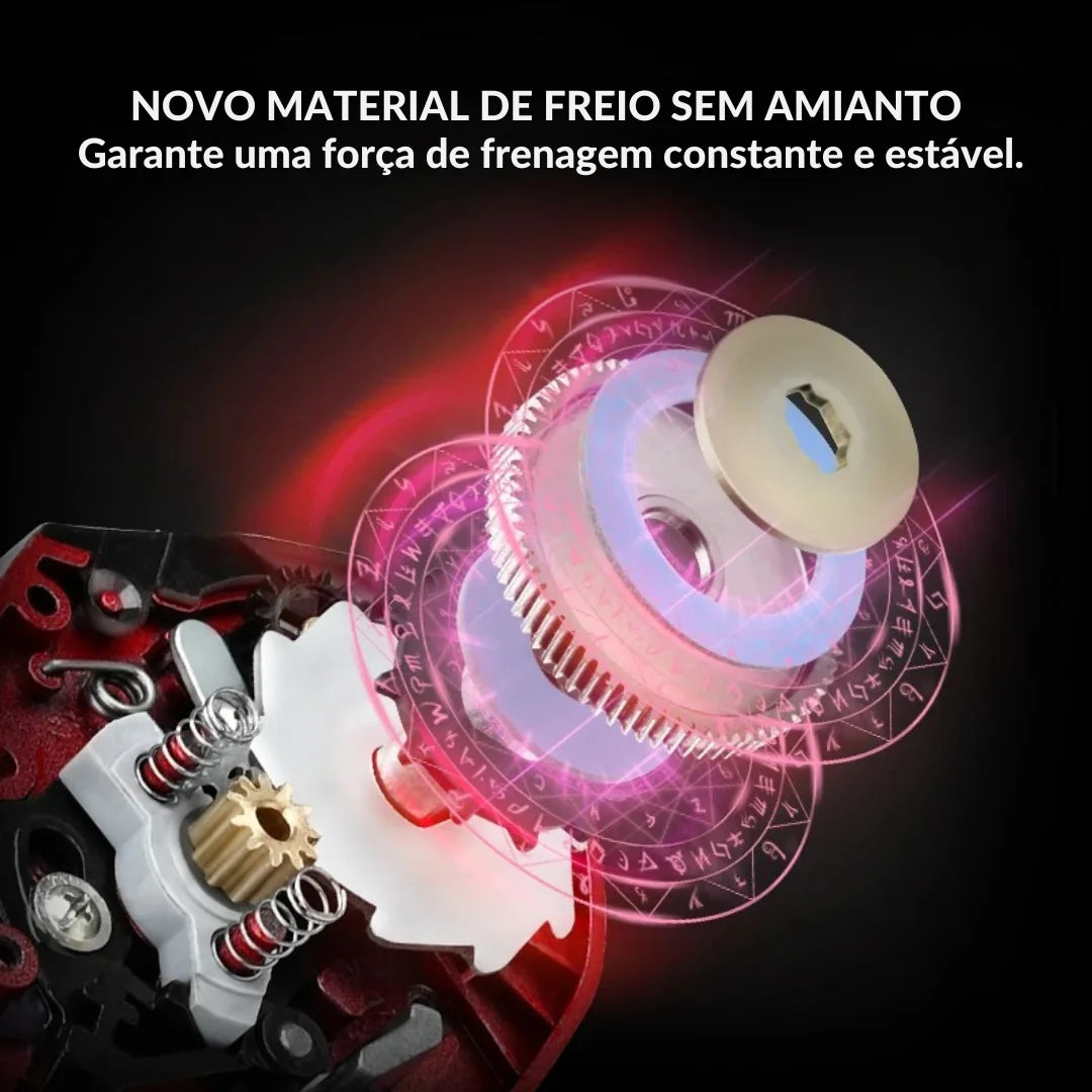 Carretilha Baitcasting CR Alta Velocidade com Freio Magnético - Águas Nobres