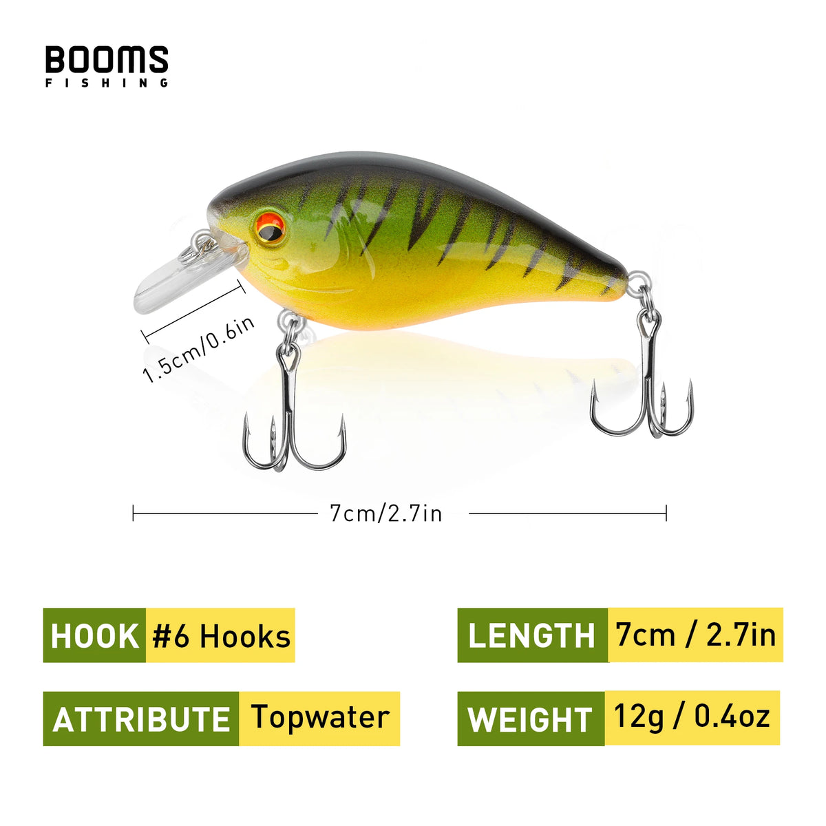 Isca Artificial CB1 7cm 12g Wobbler Flutuante - Águas Nobres