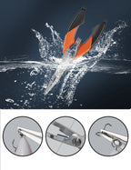 Kit de Ferramentas de Pesca com Alicate Multifuncional e Pegador de Peixe em Aço Inoxidável