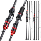 Vara de Pesca Ultralight Fibra de Carbono com Cabo EVA