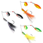 Isca Artificial SP1 Jig 10g com Anzol Triplo e Pena - Águas Nobres