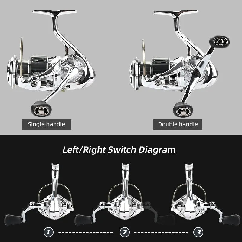 Molinete Spinning PK com Força de Freio 18KG e Design All-Metal - Águas Nobres