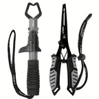 Conjunto de Alicate + Controlador de Peixe em Aço Inoxidável