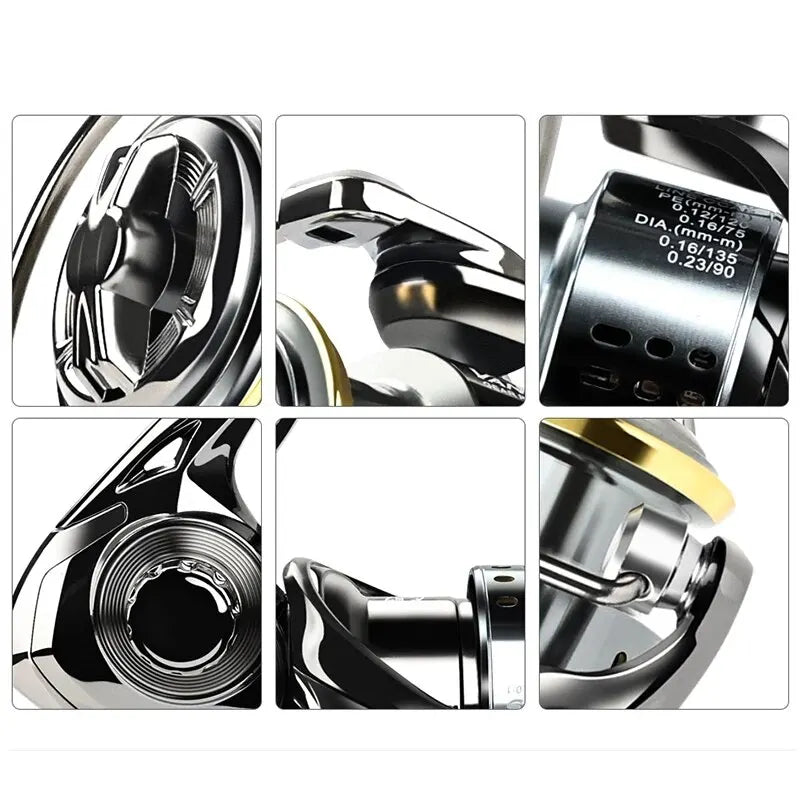 Molinete Spinning VANPES Antiferrugem com Drag System de 8Kg - Águas Nobres