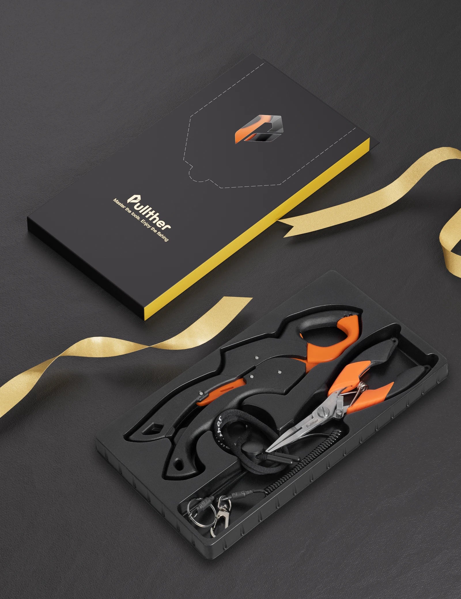 Kit de Ferramentas de Pesca com Alicate Multifuncional e Pegador de Peixe em Aço Inoxidável