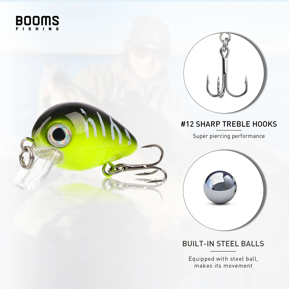 Isca Artificial Mini Crankbait 5pcs 29mm - Águas Nobres