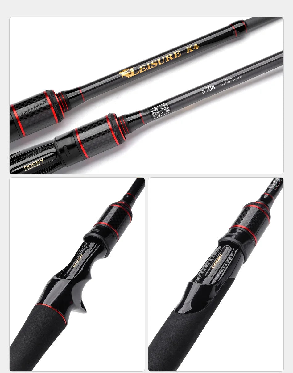Vara de Pesca 4 Partes em Carbono