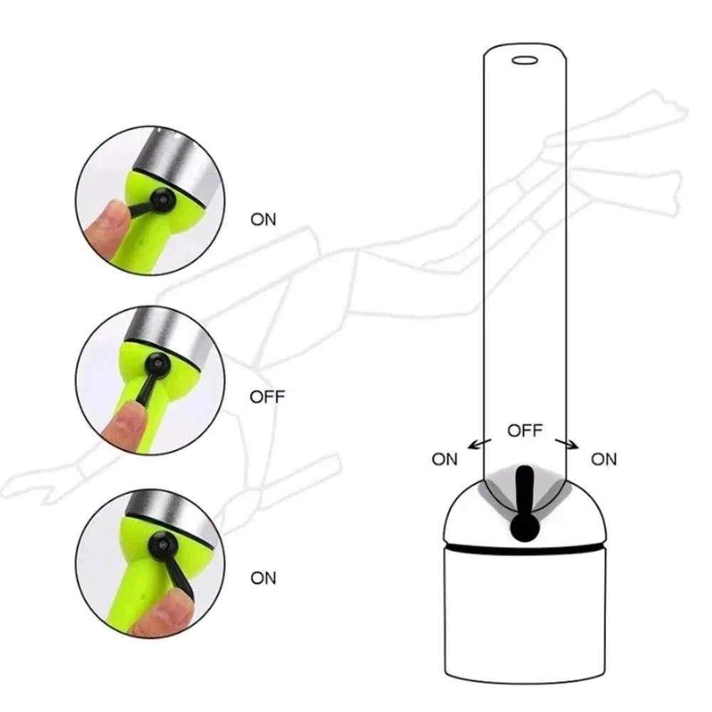 Lanterna LED Subaquática Portátil à Prova d’Água