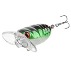 Isca Artificial Cicada 3.8cm 3.4g com Olhos 3D e Ganchos Afiados - Águas Nobres