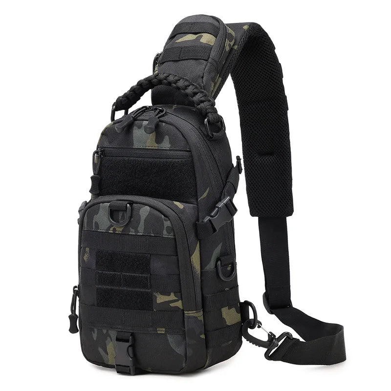Mochila Tática de Peito Multifuncional Outdoor