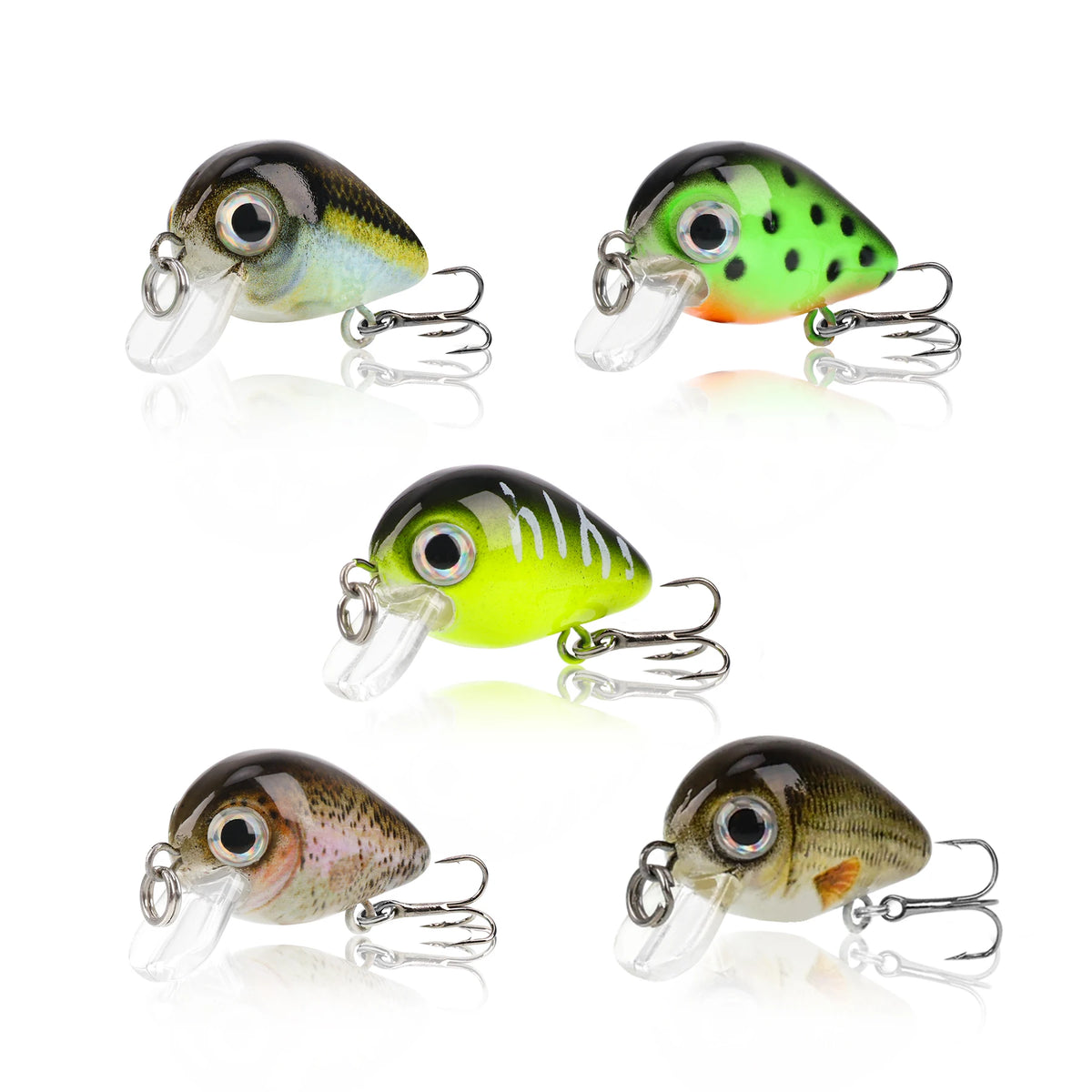 Isca Artificial Mini Crankbait 5pcs 29mm - Águas Nobres