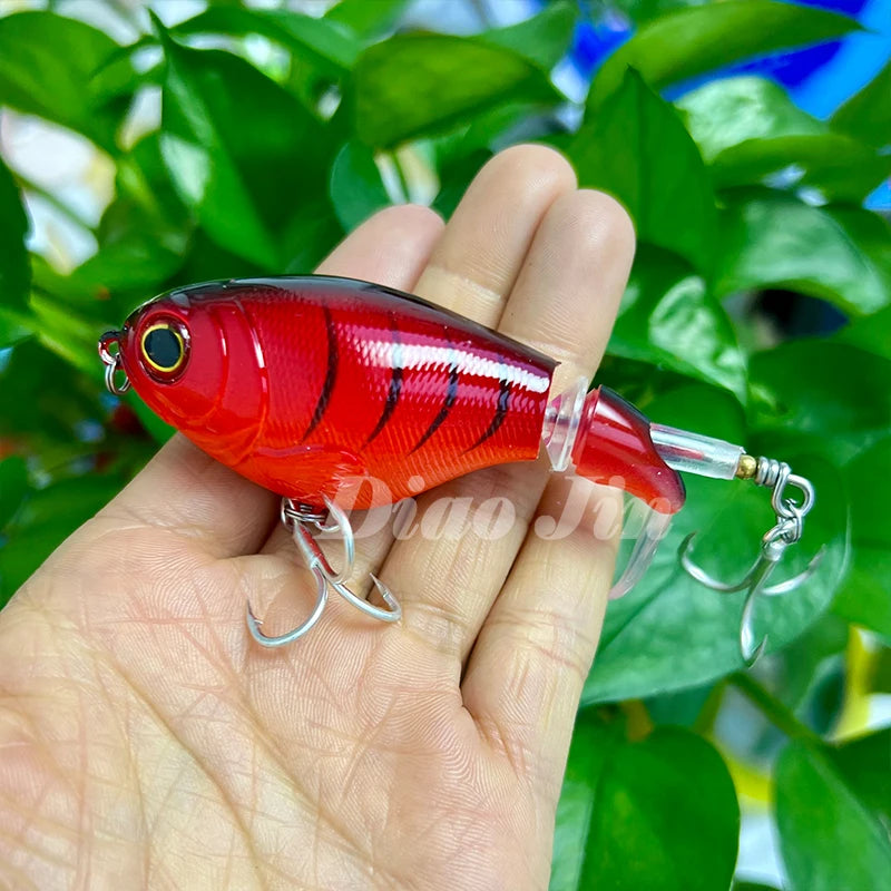 Isca Artificial Topwater com Cauda Rotativa