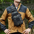 Mochila Tática de Peito Multifuncional Outdoor