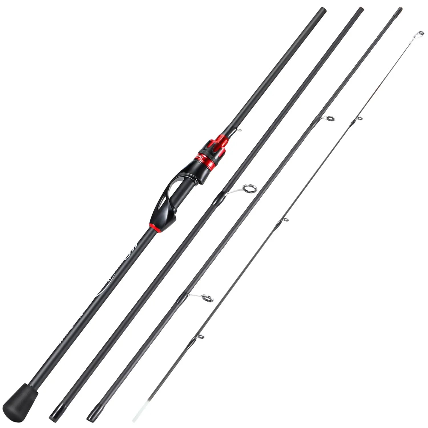 Vara de Pesca Ultralight Fibra de Carbono com Cabo EVA