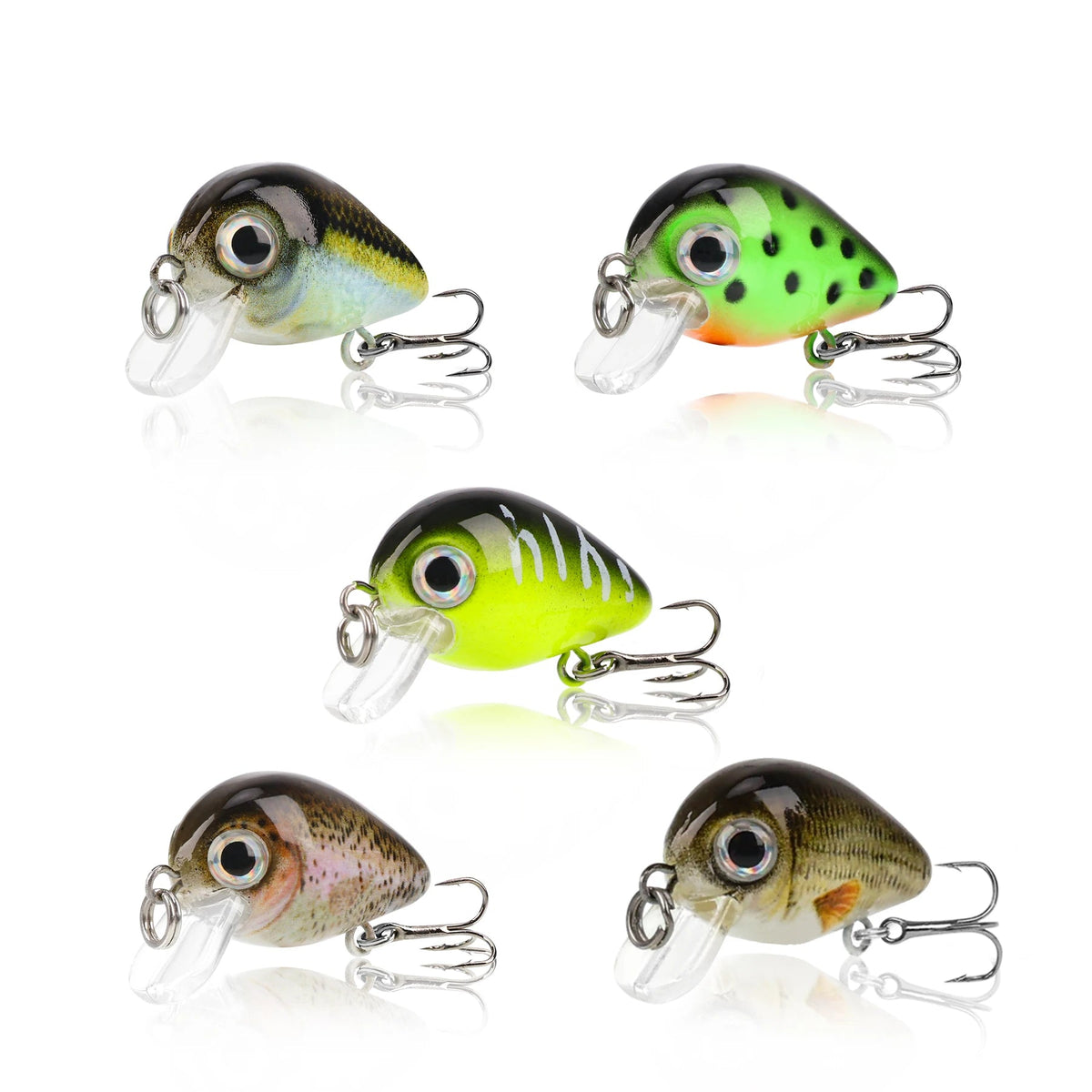 Isca Artificial Mini Crankbait 5pcs 29mm - Águas Nobres