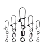 50PCS Conectores com Girador de Aço Inoxidável com Rolamento de Pinos - Águas Nobres