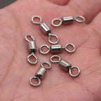 50pcs Conectores Girador com Rolamento de Esferas, Sólido em Aço Inoxidável - Águas Nobres