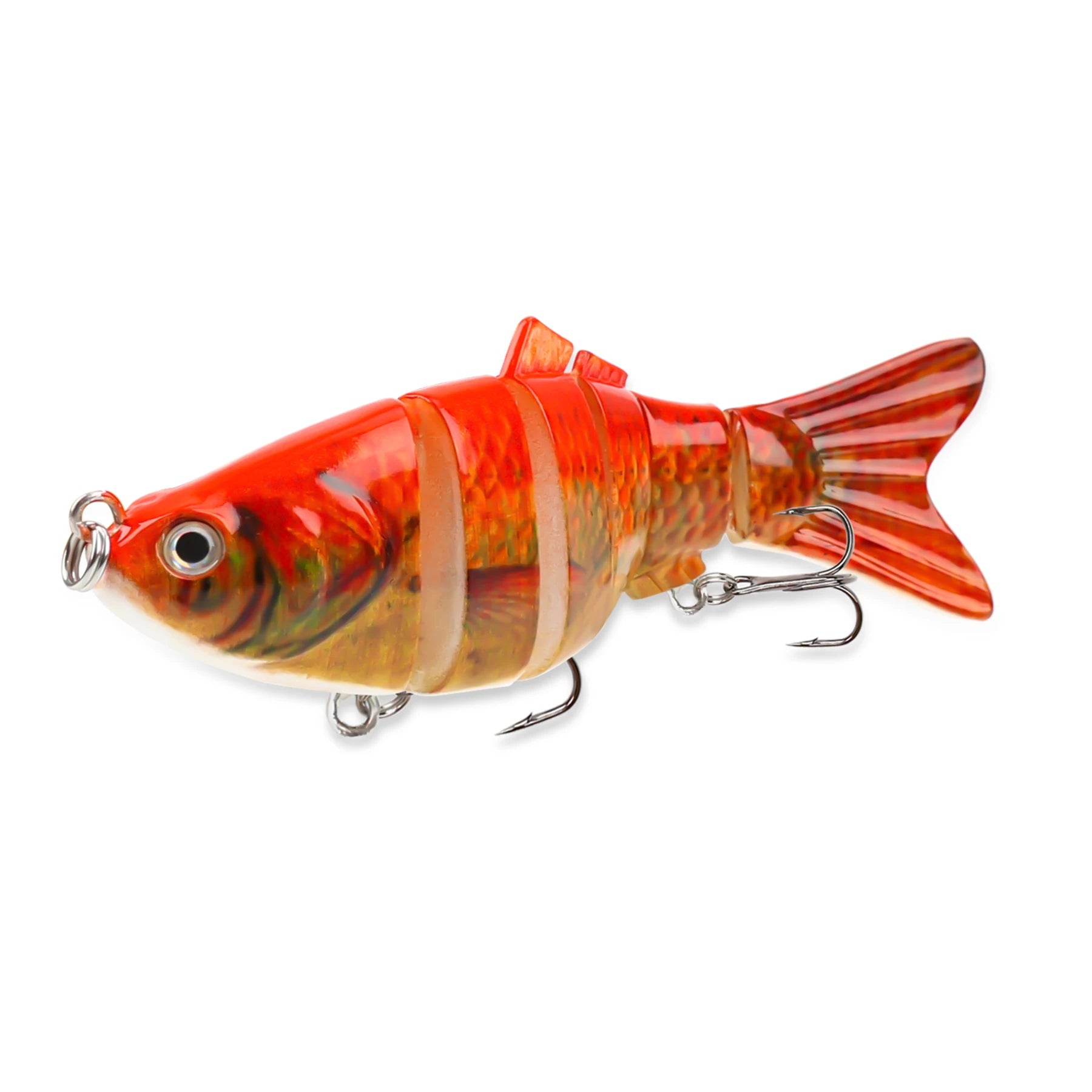 Isca Artificial Articulada Swimbait com Anzóis para Pesca de Pike - Águas Nobres