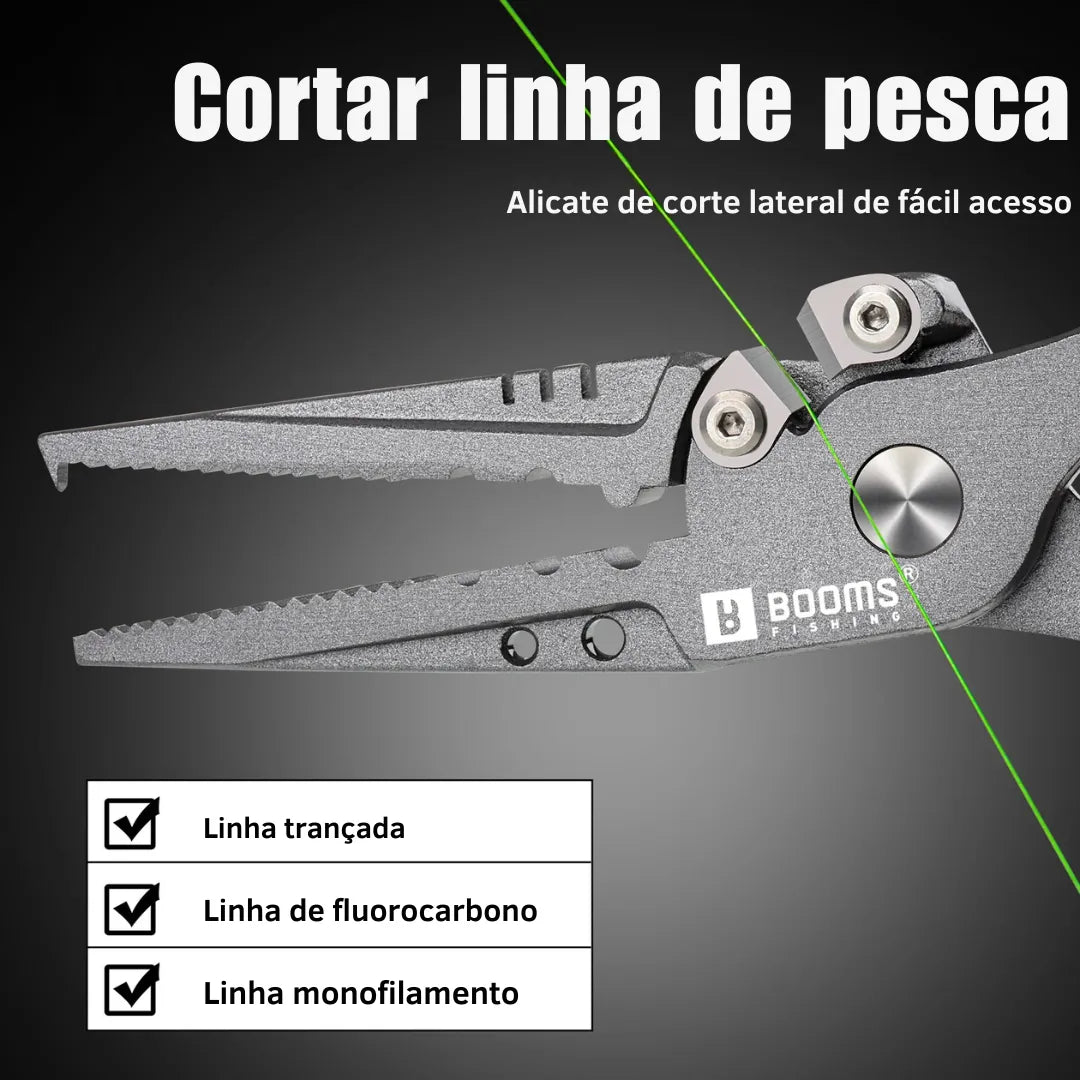 Alicate de Pesca Multifuncional Fishing em Aço Carbono