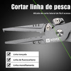 Alicate de Pesca Multifuncional Fishing em Aço Carbono