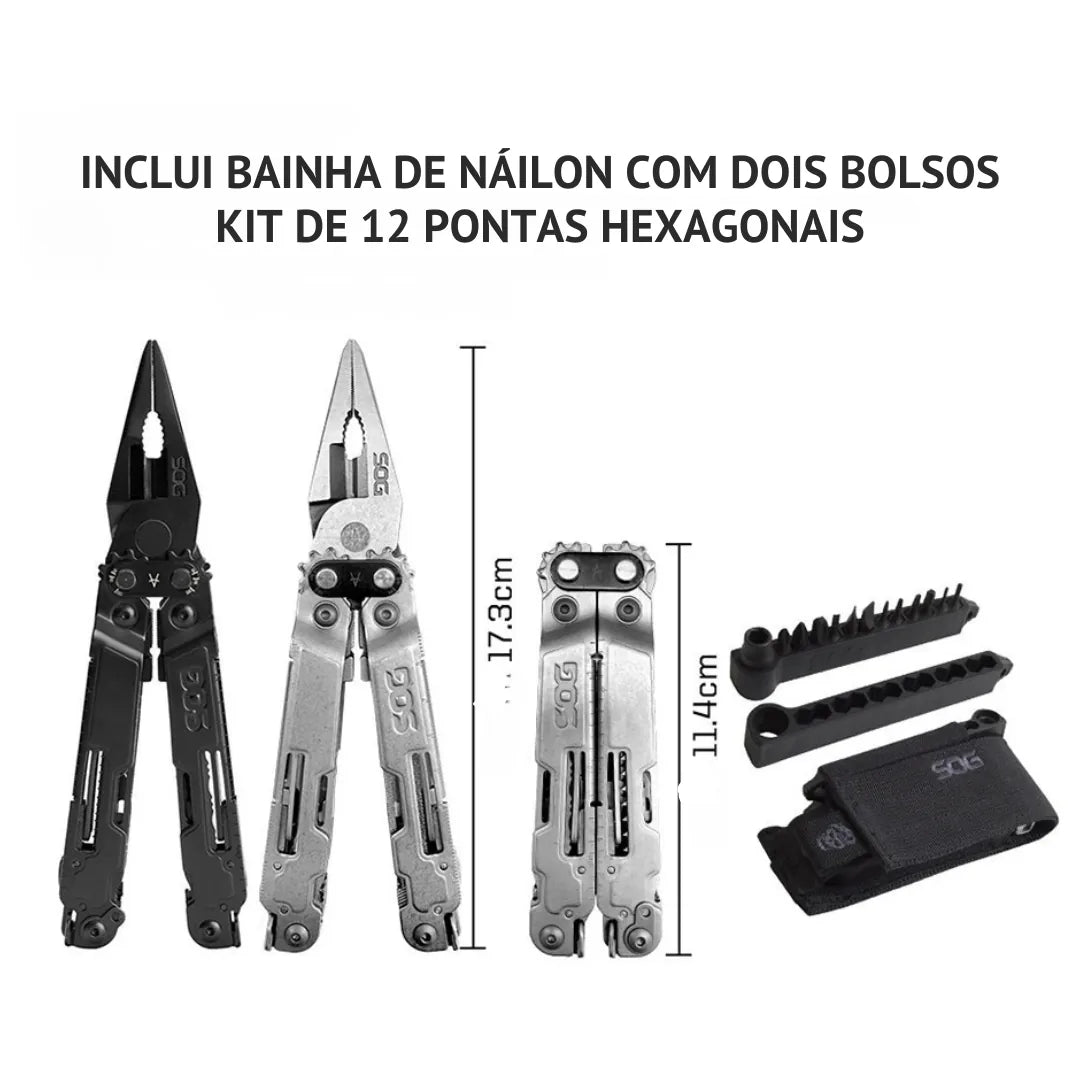 Alicate Multifuncional Militar Tático