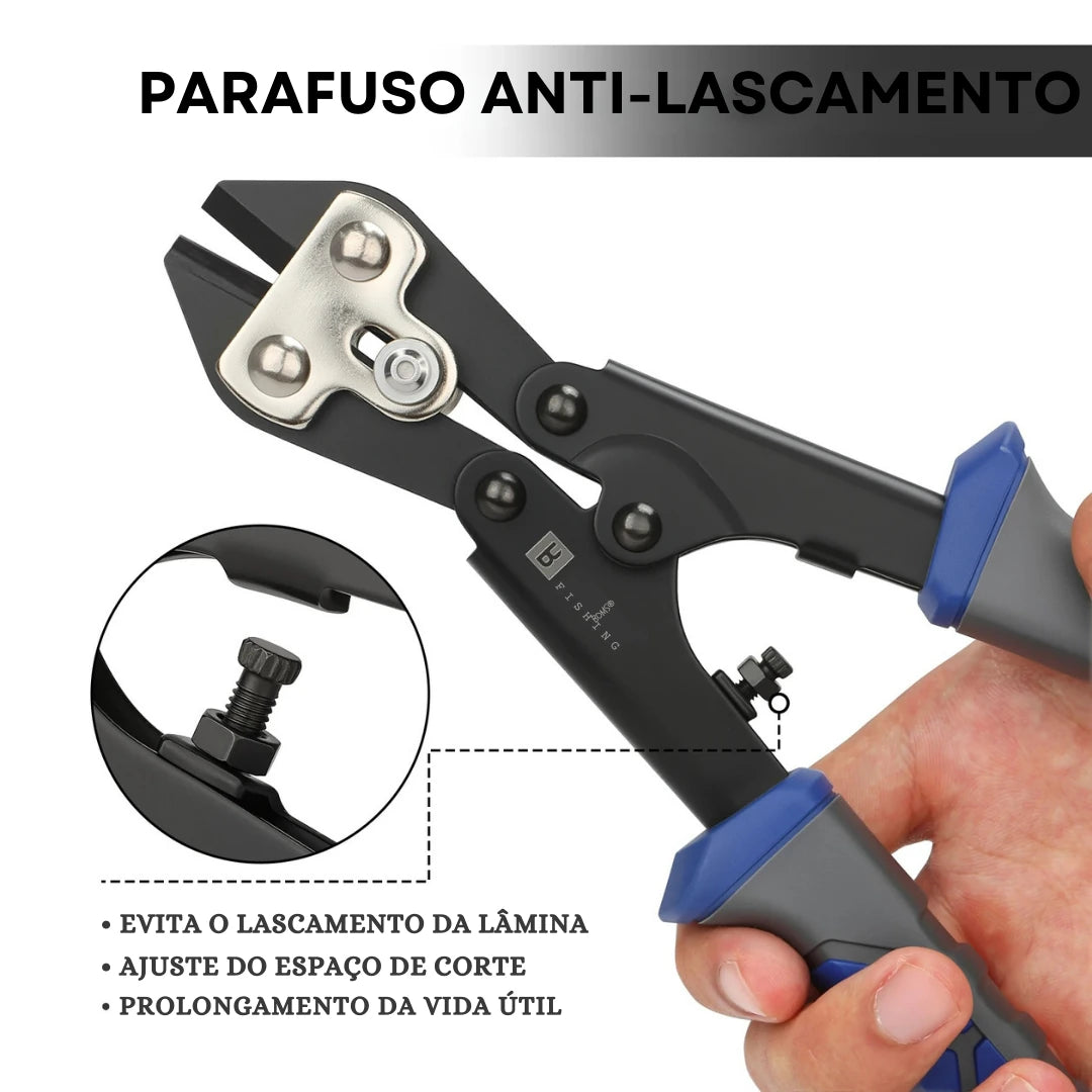 Alicate de Pesca Aço Carbono Corte de Arames e Remoção de Anzol