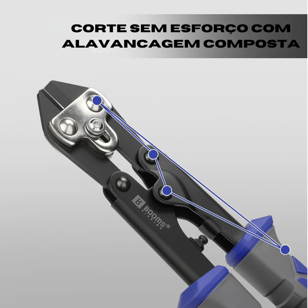 Alicate de Pesca Aço Carbono Corte de Arames e Remoção de Anzol