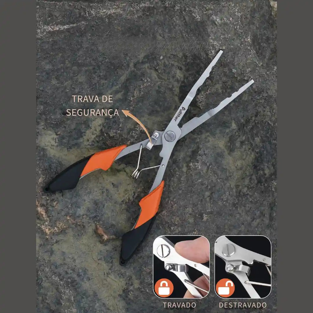 Alicate em Aço Inoxidável para Pesca