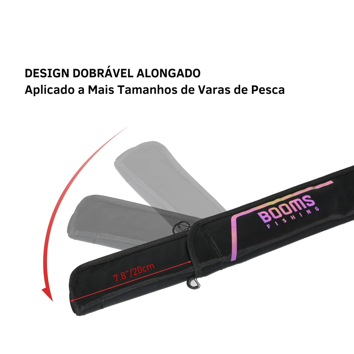 Bolsa de Armazenamento para Varas de Pesca Dobrável 130cm a 165cm - Águas Nobres