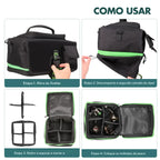 Bolsa de Pesca Multifunção para Carretéis Grande - Águas Nobres