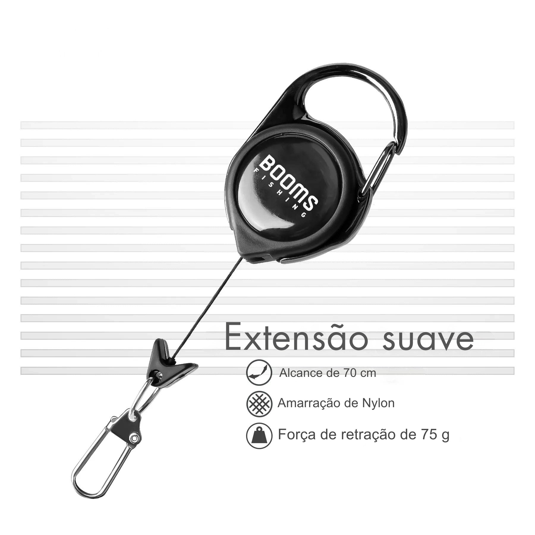 Cortador de Linha e Ferramenta para Nós Rápidos com Chaveiro Retrátil - Águas Nobres