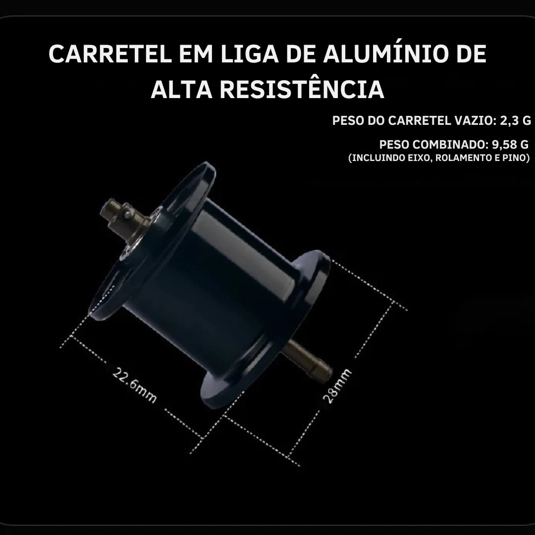 Carretilha Digital com Freio Eletromagnético