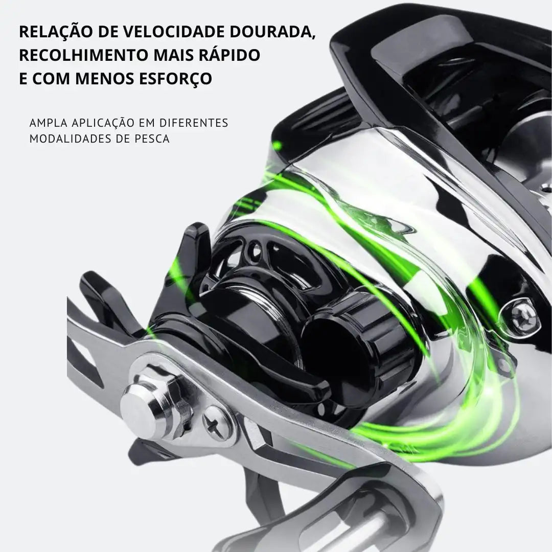 Carretilha de Pesca Ultralight com Freio Magnético