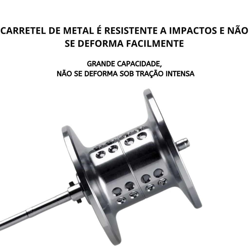 Carretilha de Pesca Ultralight com Freio Magnético