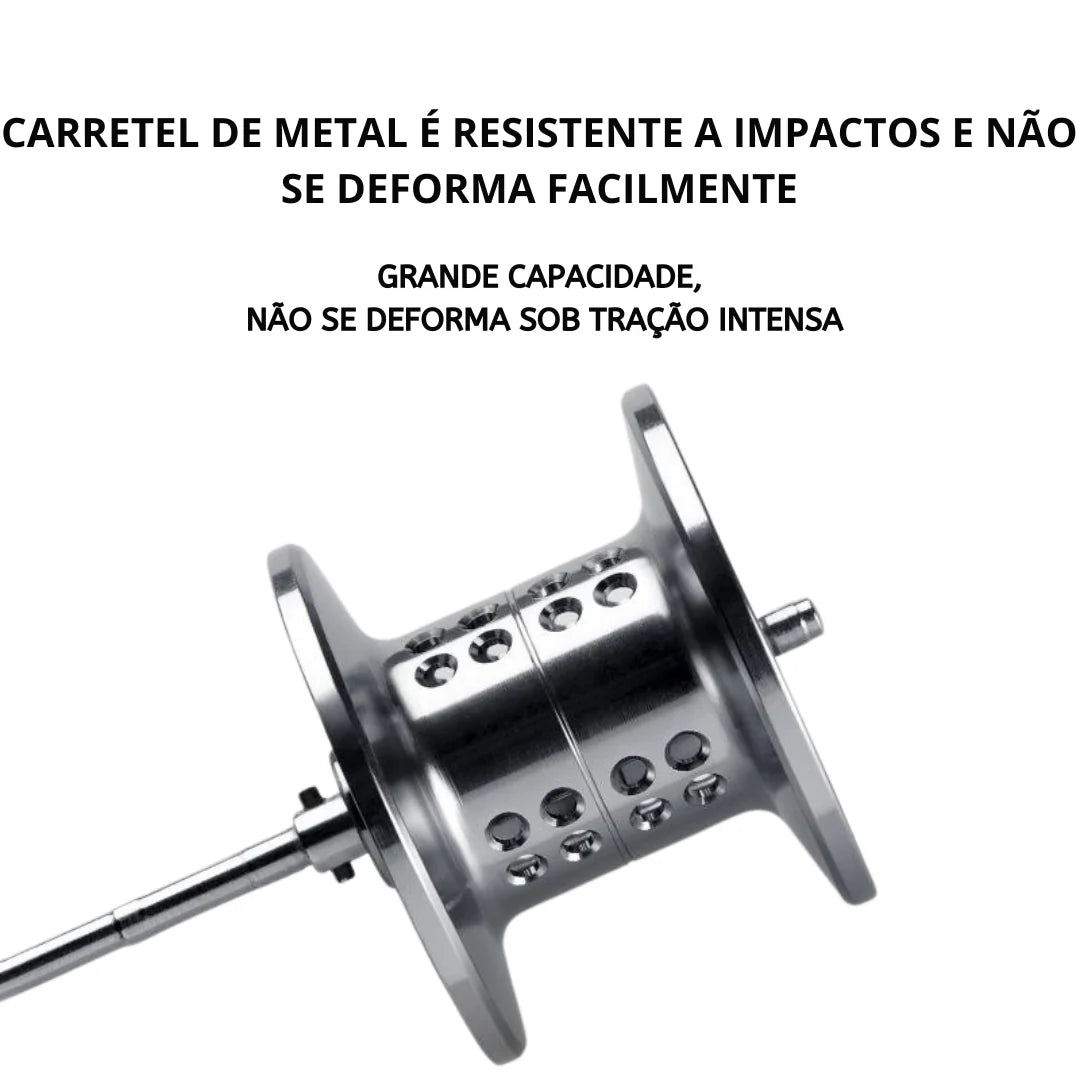 Carretilha de Pesca Ultralight com Freio Magnético