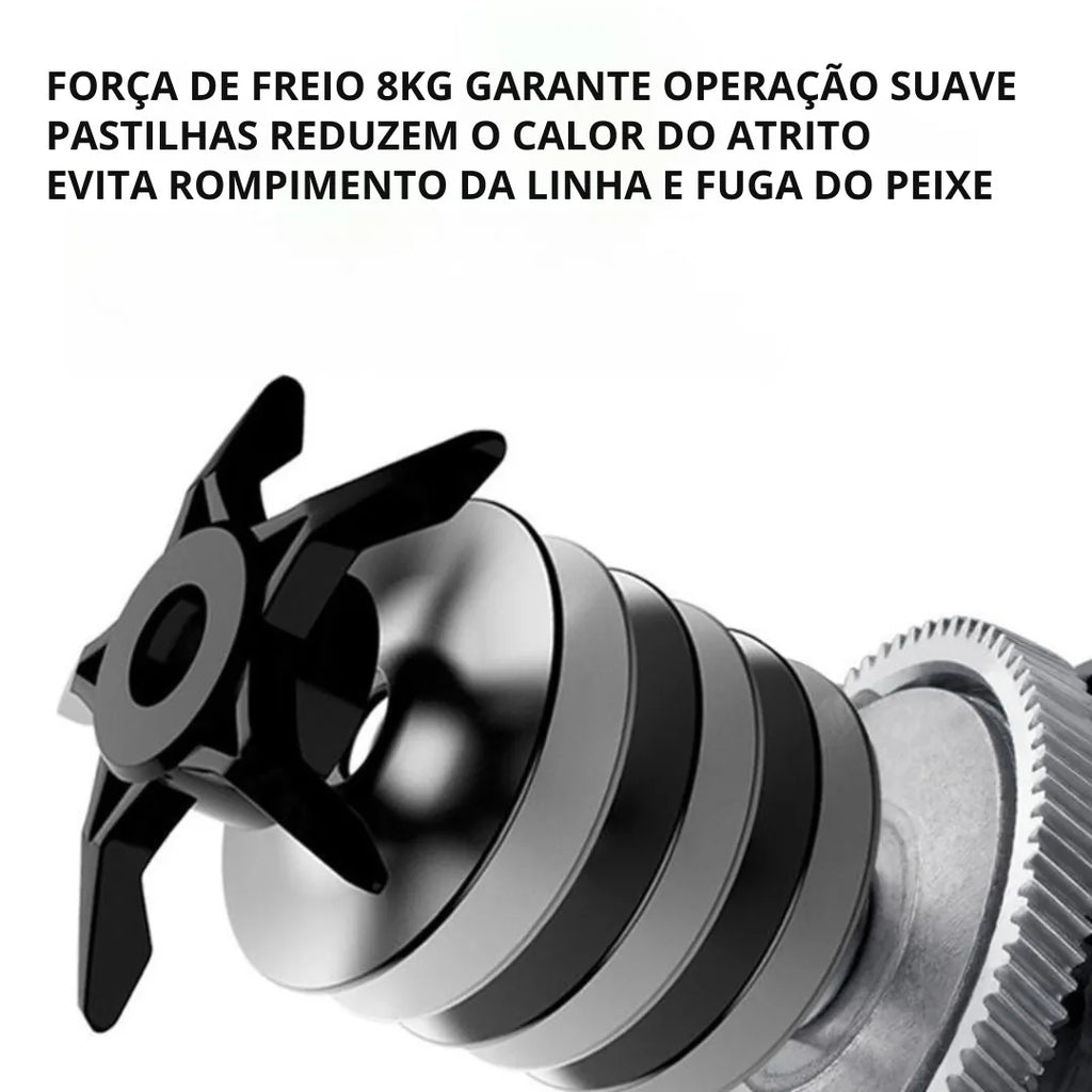 Carretilha de Pesca Ultralight com Freio Magnético