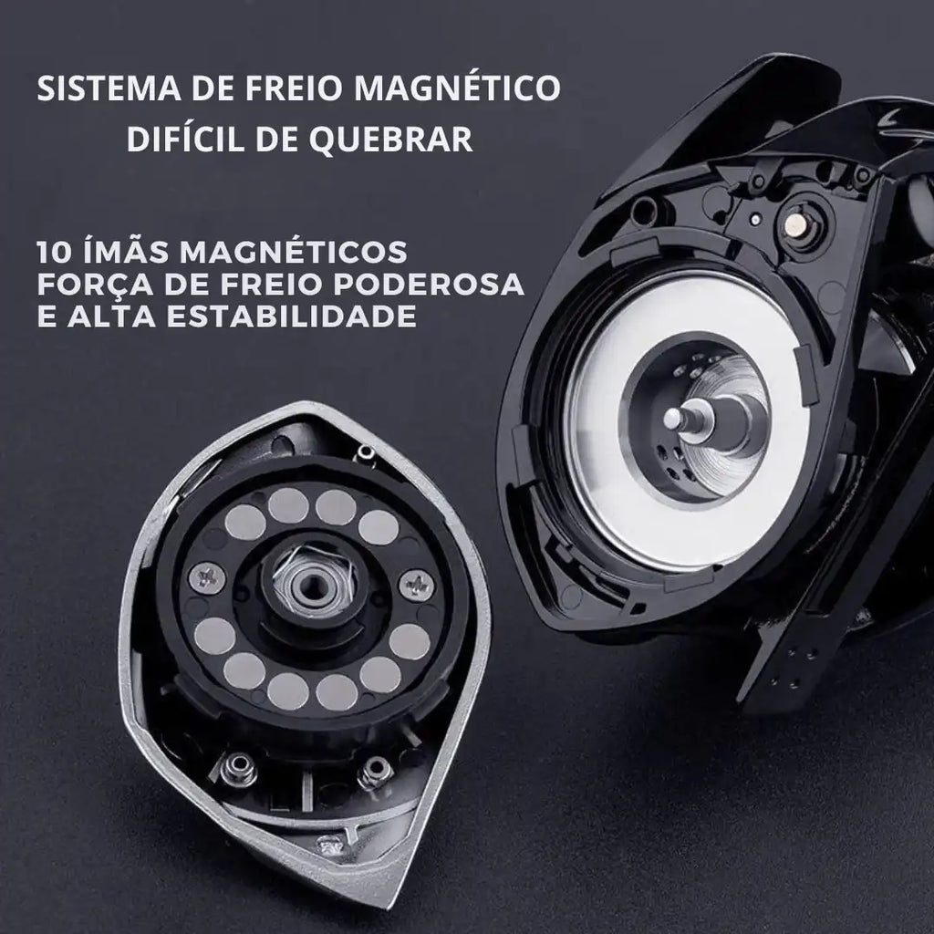 Carretilha de Pesca Ultralight com Freio Magnético