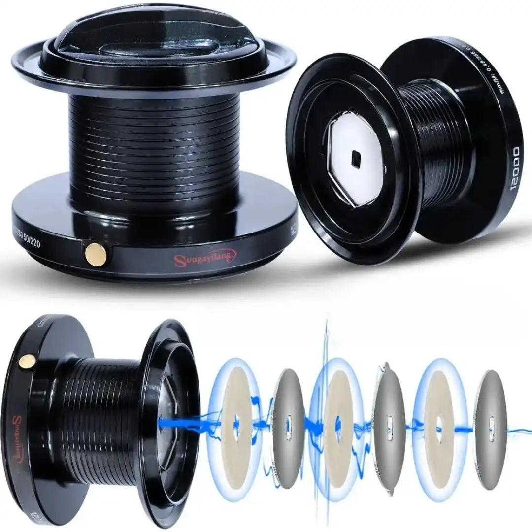 Molinete de Pesca Spinning Full Metal Surf Jigging