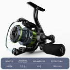 Molinete Spinning Sagittarius com Drag de 6kg Aço Inoxidável - Águas Nobres