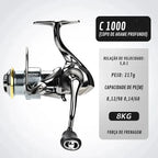 Molinete Spinning VANPES Antiferrugem com Drag System de 8Kg - Águas Nobres