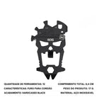 Chaveiro Multi-Ferramenta 12 em 1 Portátil