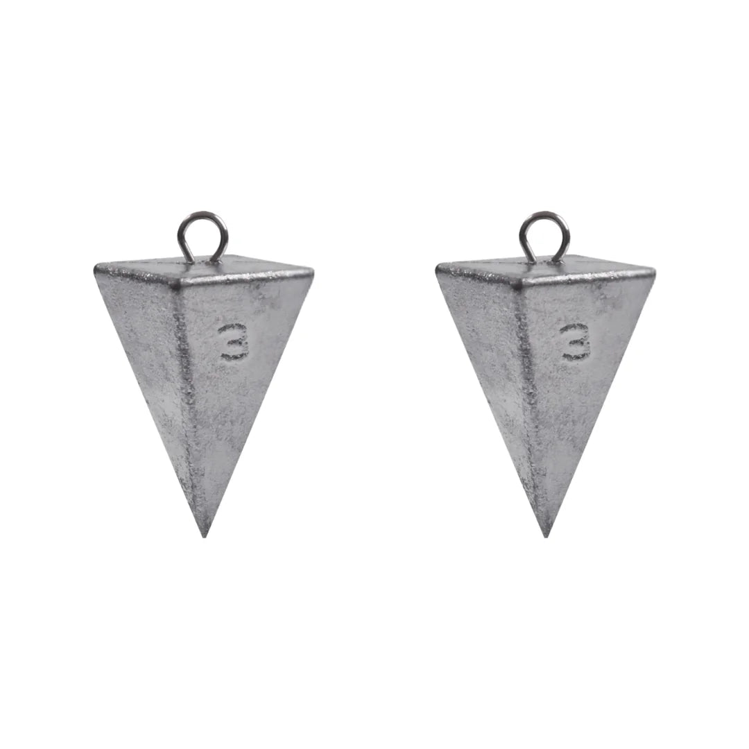 Pirâmide de Pesca em Chumbo – Kit 2 Peças