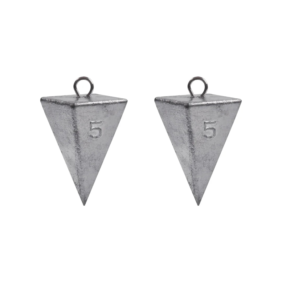Pirâmide de Pesca em Chumbo – Kit 2 Peças