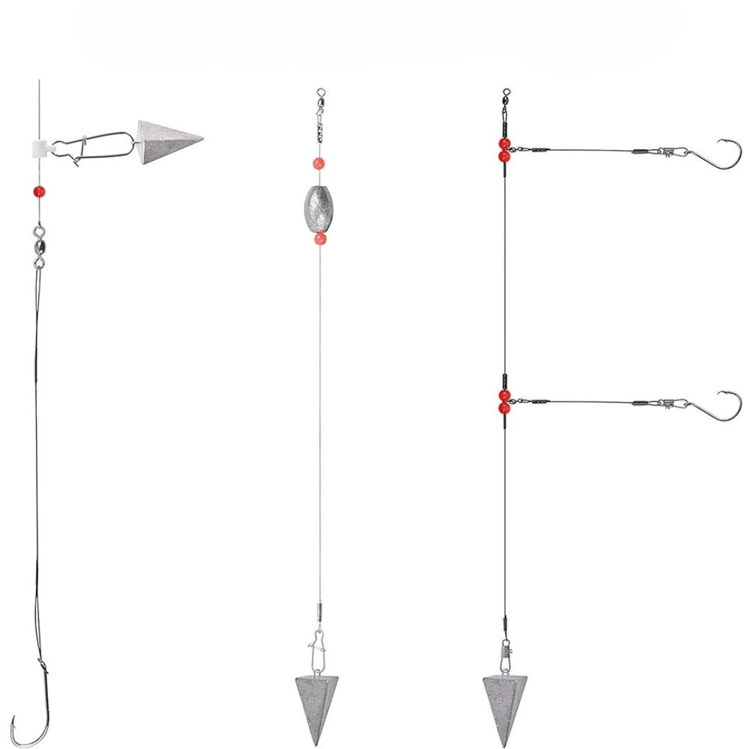 Pirâmide de Pesca em Chumbo – Kit 2 Peças