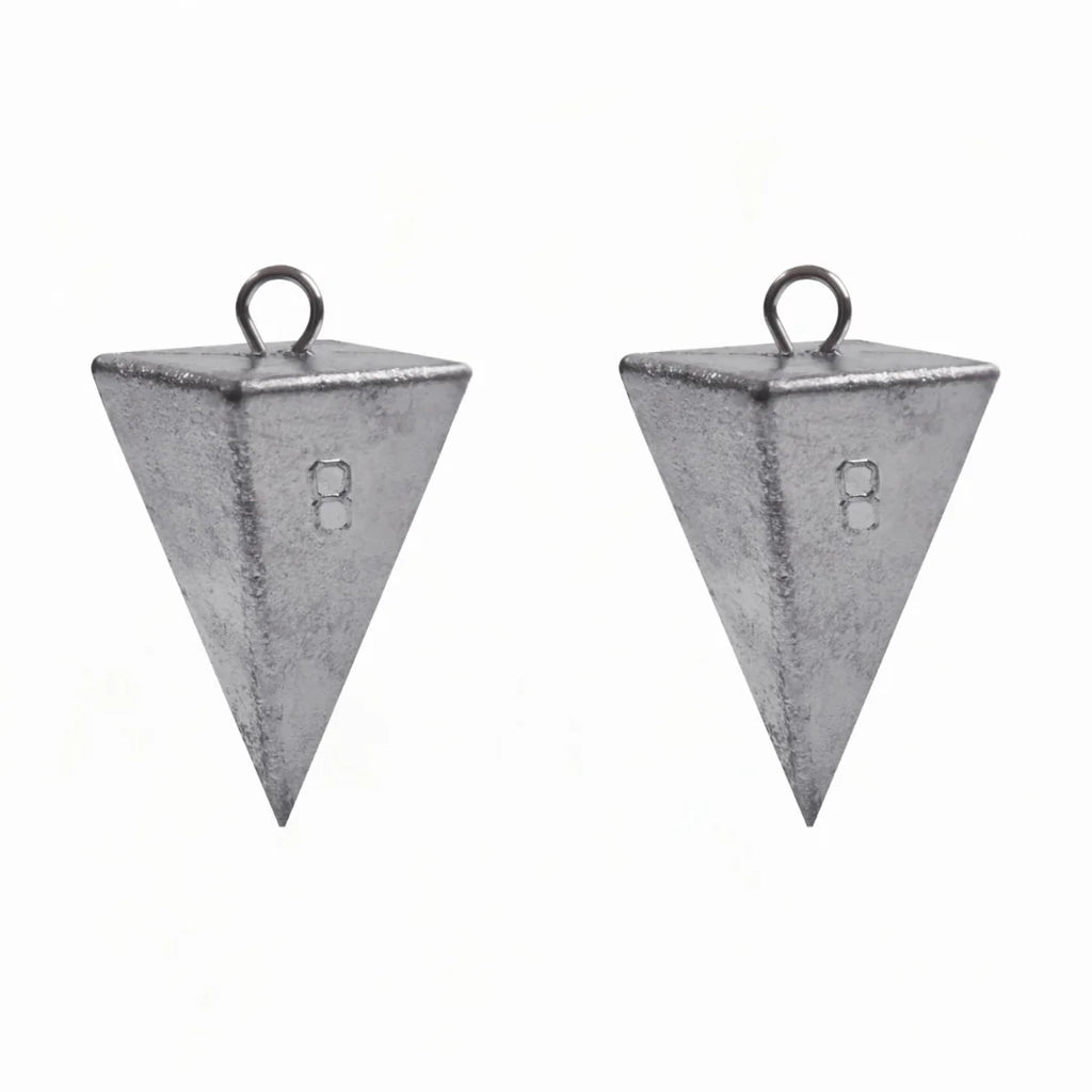 Pirâmide de Pesca em Chumbo – Kit 2 Peças