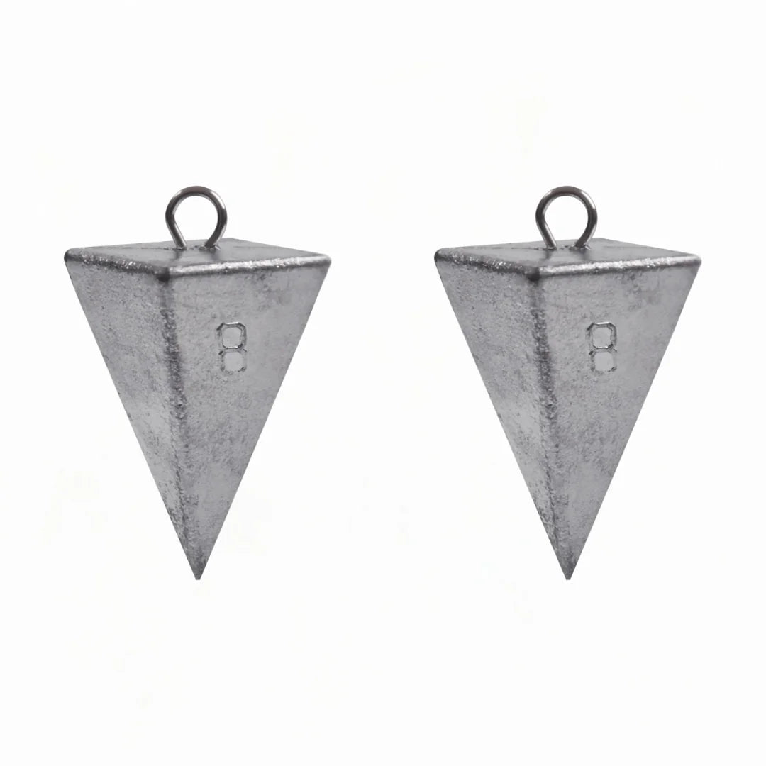 Pirâmide de Pesca em Chumbo – Kit 2 Peças